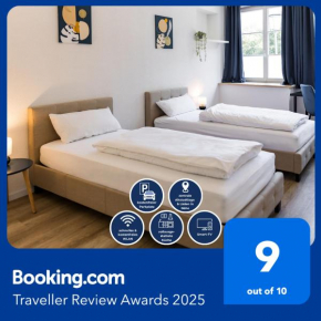 3 BR Altstadtwohnung mit Parkplatz, tolle Lage in Schwäbisch Hall, bis 8 Personen
